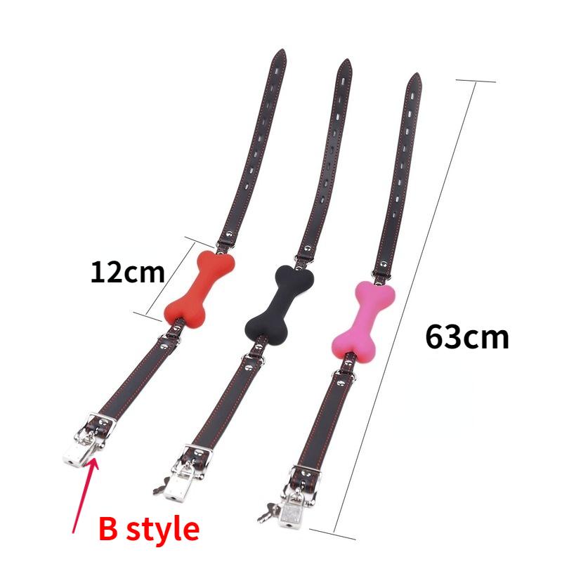 BDSM Mouth Gag Sex Adlut Toys Dog Slave Fetish Bondage Sex Games Harness Dog Bones Style Erotic Torture Sex Games