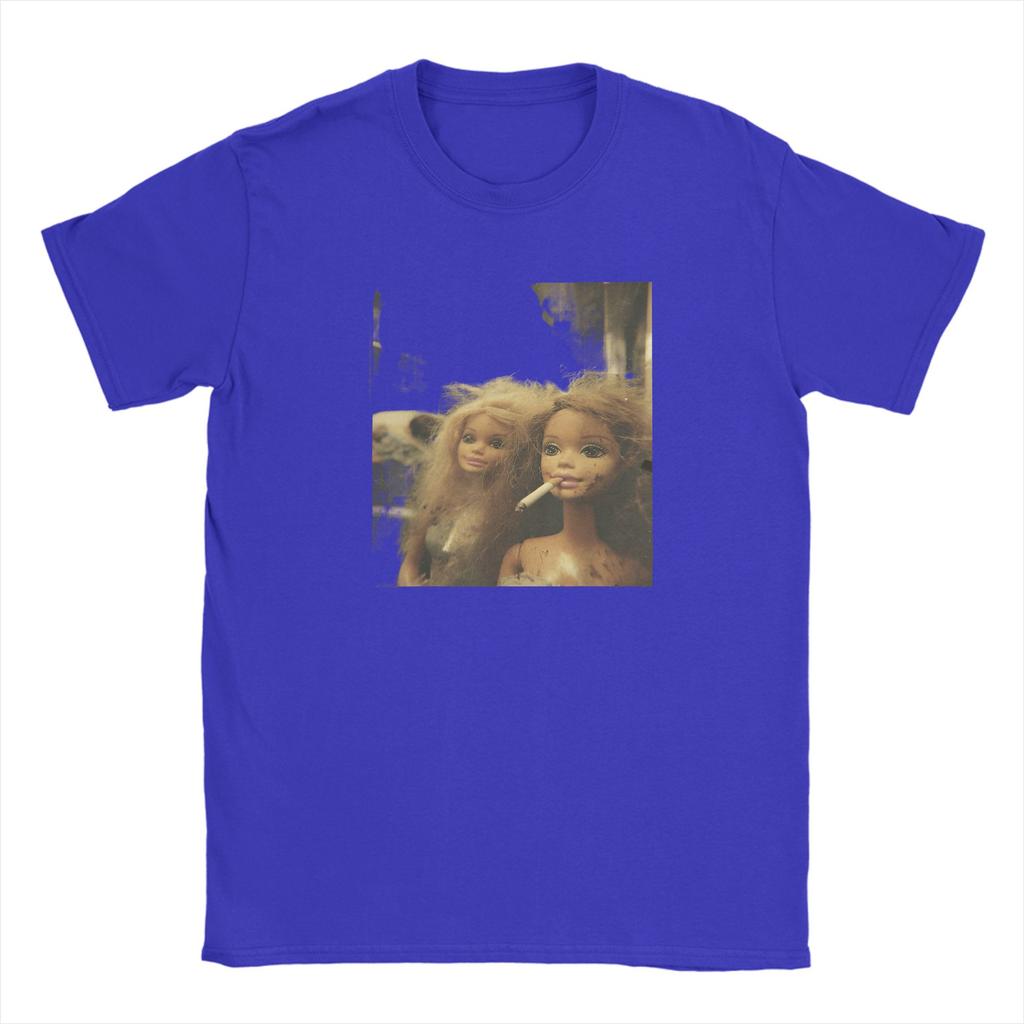 Unisex Funny Disgusting Doll Meme T Shirts Pure Cotton Tops Vintage Short Sleeve Crewneck Tees Printed TShirt