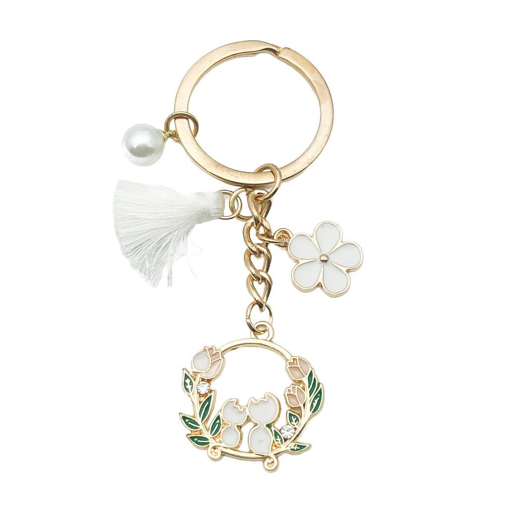 Cute Kitten Cartoon Keychain Pendant - Anime Backpack Decoration & Gift
