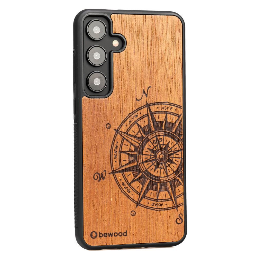 Bewood Wooden Case for Samsung Galaxy A35 5G traveler merbau