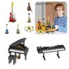 Brickpals Music Series Compatible Piano And Guitar Set For Kids