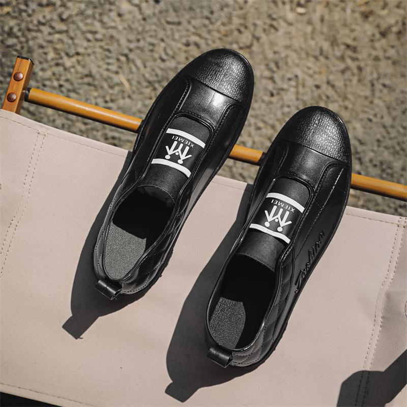 2025 New Design Men Fashion Rain Boots Outdoor Water Shoes Waterproof PVC Shoes