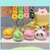 Cute Animal Head Acrylic Keychain Creative Keyring Gift For Women With Adorable Design