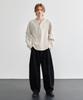KNOUUN Wide Tapered Chino Pants (Black)