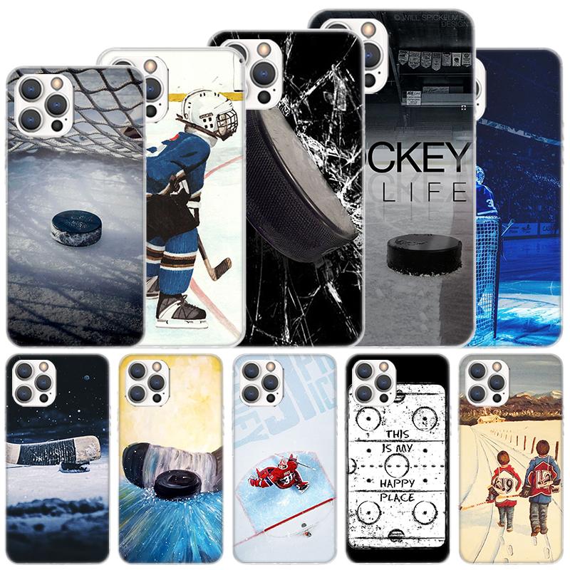 Ice Hockey Rink Sport Soft Case For iPhone 16 17 Air 16E 15 Plus 11 12 13 Mini 14 Pro Max Phone Cover Apple 7 8 SE Coque Funda 1
