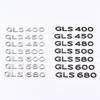 3D ABS Chrome Logo Car Sticker Emblem Badge Door Decal For Mercedes Benz Maybach GLS 400 450 480 500 580 600 680 Car Accessories WX4