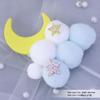 Pom-pom & Star Cake Toppers with 3D Clouds - Festive Birthday Table Decor