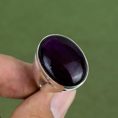 Bague Pierre de Feu Violette Labradorite Bague Argent Sterling 925 Bague Pierre Précieuse Faite à la Main Labradorite Bijoux en Argent Cadeaux Pour Maman Disponible en Taille de Bague
