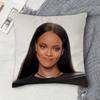 RRihanna Doublesided Printed Square Decorative Cushion Cover for Sofa Living Room Home Decor