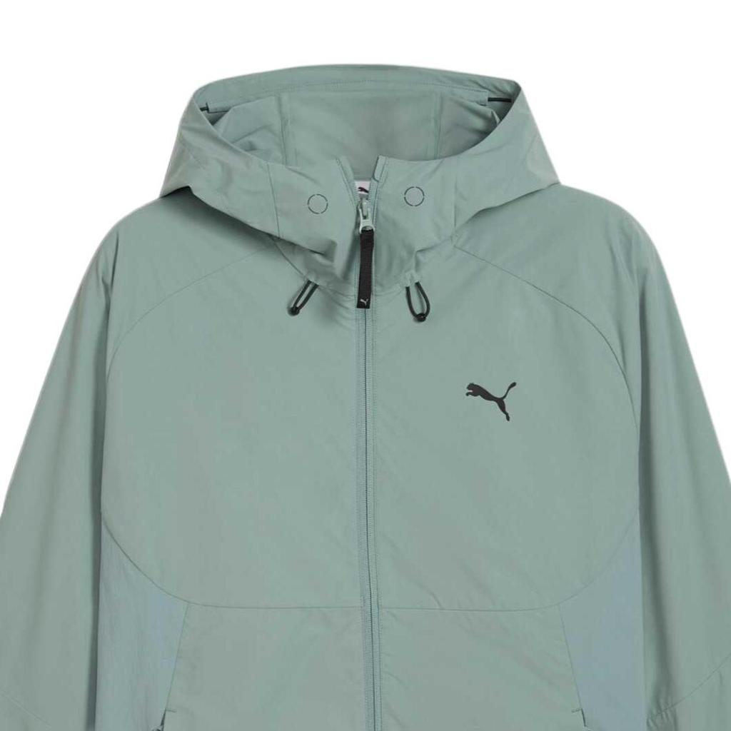 PUMA Jackets Men's Light Green Hooded Moderate Soft Shell 631881-30