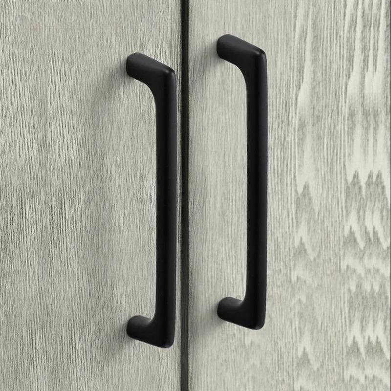 Moderne minimalistische Griffe Schrankkommoden Messinggold Schranktürgriffe Schrank Schubladenknöpfe Küchenmöbelbeschläge