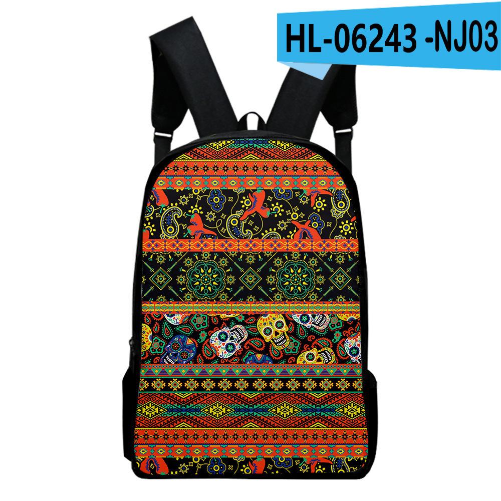 Iconic Favored PLK pupil Backpack Computer Knapsacks 3D Design Oxford Moisture-proof Boys/Girls Outing Backpacks