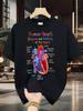 Human Heart Diagram Anatomy Men'S Printed T-Shirt Living Room Bedroom Street Travel Outdoor Party Casual Wear