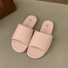 Fashion Minimalist Single Band Slide Sandals Solid Color Women Slippers 2026 Summer New Outdoor Sandy Beach Open Toe Flat Shoes