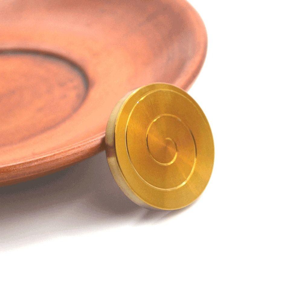 Edelstahl Schreibtisch Spinner Spielzeug Runder Fingerspitzen Kreisel Fidget Spinner Spielzeug Klassisches Spielzeug