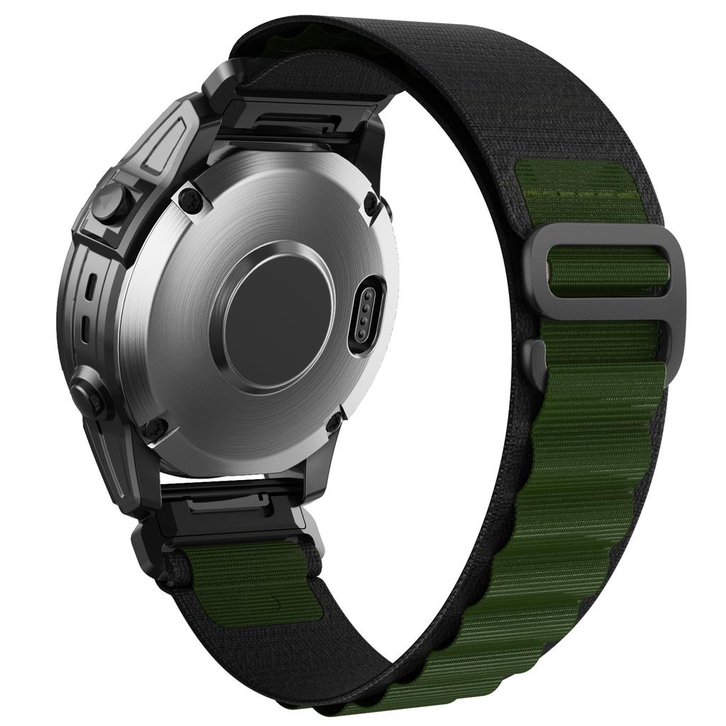 Cinturino in Nylon a sgancio rapido 20 22mm 26mm per Garmin Fenix7S 7X 7Pro Fenix 6X 6 5X 5Plus Tactix7 Forerunner 965 955 Enduro 2