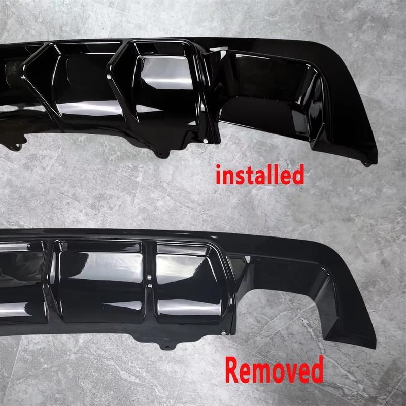 BMW 5 Serisi E60 E61 M Paketi 2004 2005 2006 2007 2008 2009 2010 için MP Tarzı Arka Tampon Ayırıcı Difüzör Plastik Bodykit Tuning