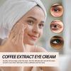 Jaysuing Coffee Firming Eye Cream, reduces fine lines, dark spots, and dark circles; firms, moisturizes, and hydrates; suitable for the eye area, 57g