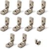 2020 Corner Bracket T Slot Corner Connector L-Shape Corner Joint Bracket for European Standard Aluminum Profile Come with Screws (Pack of 10)