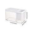 Aquarium Mini Fish Tank Ornamental Fish Table Box Landscape Creative Small Tropical Tank Table Fish Tank Organizer Storage