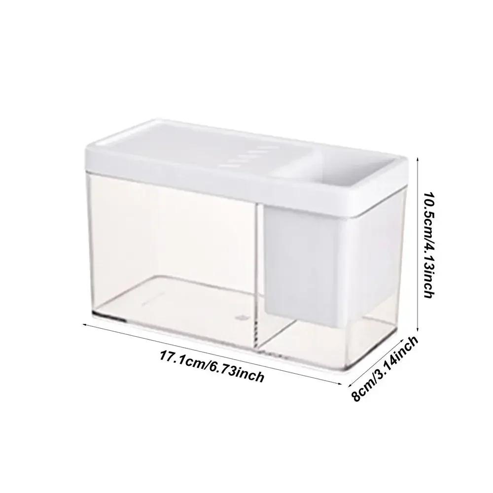 Аквариум Мини-аквариум Декоративный столик для рыб Ландшафтный декоративный маленький тропический аквариум Органайзер для аквариума Хранение M