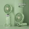 2023 Portable USB Handheld Fan with Foldable Digital Display & Aromatherapy, Rechargeable, Custom Logo Available