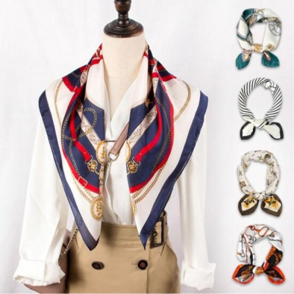 Shop Ladies Social Neck Wrinkle Cover Luxury Scarf 18 Type Wdms Wsc Ts13775997