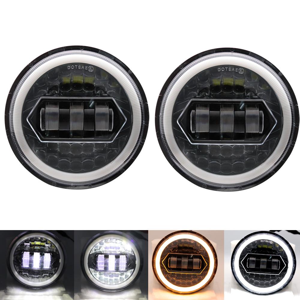 2PCS 5.75 inch LED Headlight Projector for Triumph Rocket iii 3 & Speed Triple & Street Triple 5 3/4" Headlamp For Iron 883 Dyna