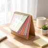 Morandi Color 2027 Desk Calendar Paper Flip Calendar Durable Academic Planner  Desktop Decoration