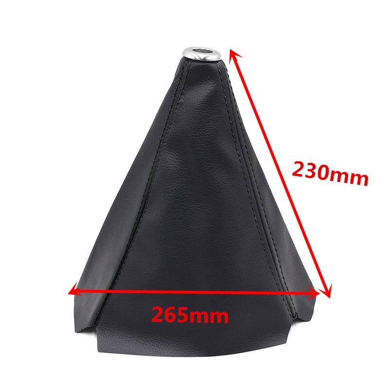 Universal Leather Shifter AT MT Car Shift Knob Shifter Gear Knob Gaiter Boot Cover For Ford Galaxy Mondeo 3 4 S-max C-max Honda