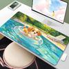 Mouse Mats Artistic style Cartoon Desk Mat Large Gaming Accessories Natural Rubber Mouse Pad Cute dog Mousepad Non-Slip Carpet