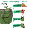 Garden Tools Bucket Bag Multiple Pockets 7.9 Gallons Large Capacity Waterproof Durable Canvas Gardening Organizer Tote