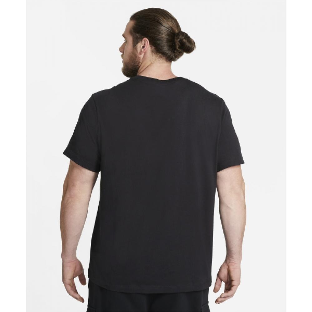 Nike SporTswear Club T shirT M   Black whiTe  Ar4999 013