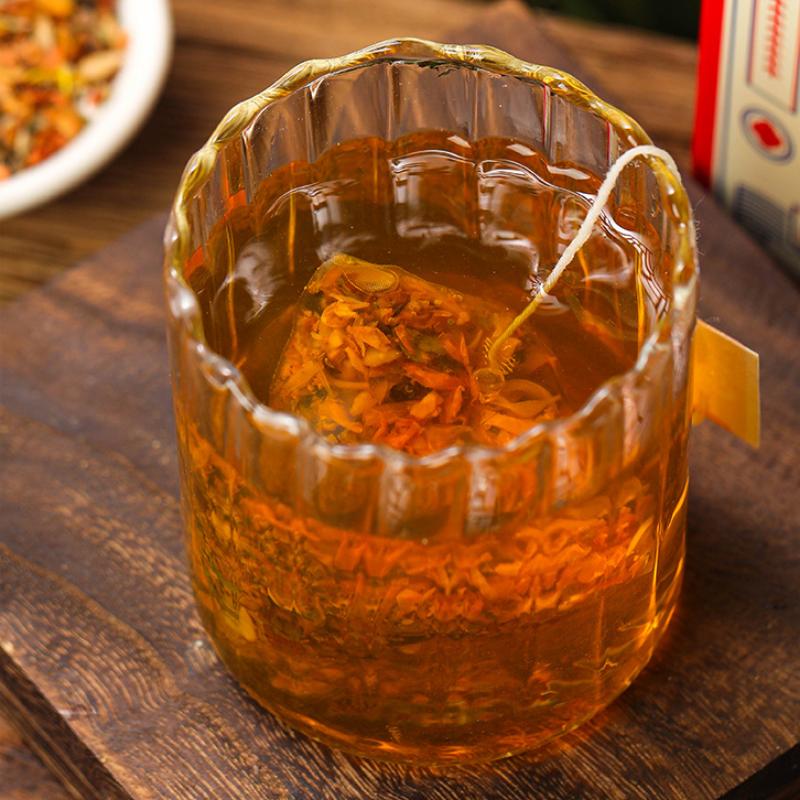 100 г очищающий влажный чай травяной чай Байюньшань Гу Фан Ши Ча органический травяной чай — фото 5