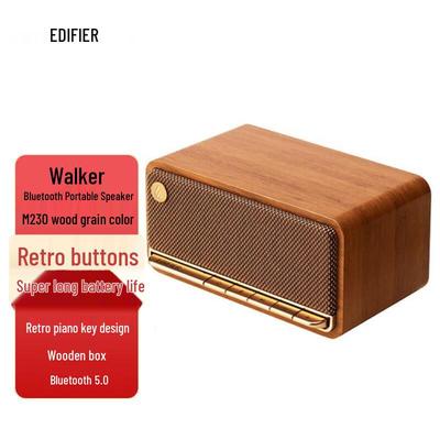 EDIFIER M230 Retro Bluetooth Portable Wooden Speaker CN Plug (adapter Included)