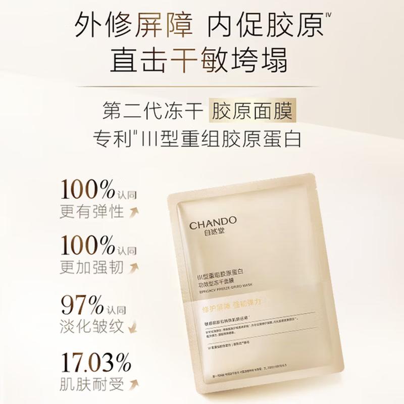 CHANDO Type III Recombinant Collagen Repair Lyophilized Mask