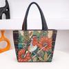 Embroidered Canvas Tote Bag - Chinese Style for University Women