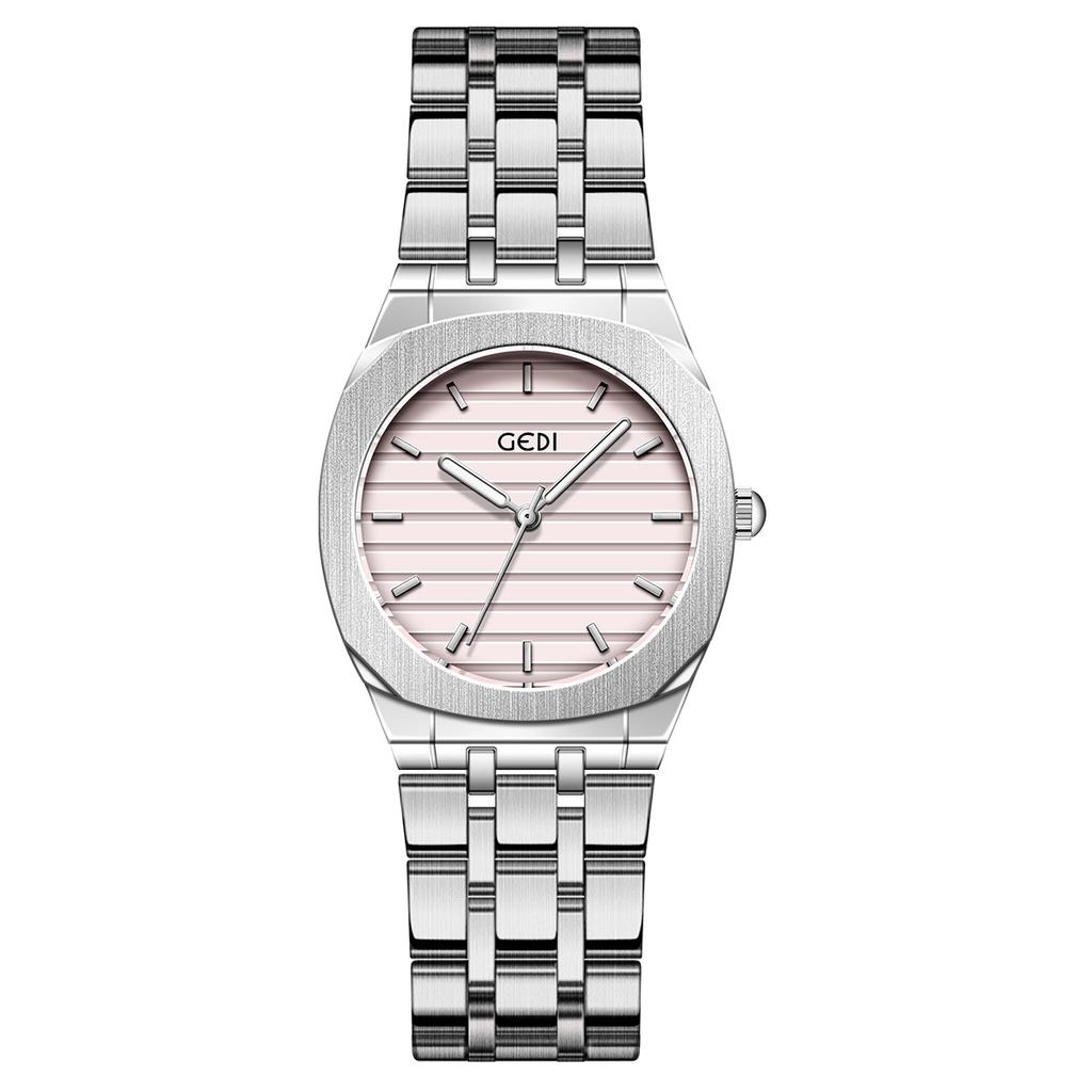 Premium Sense Dopamine Women'S Watch Niche High Value Simple Versatile Women'S Waterproof Steel Belt Quartz Watch