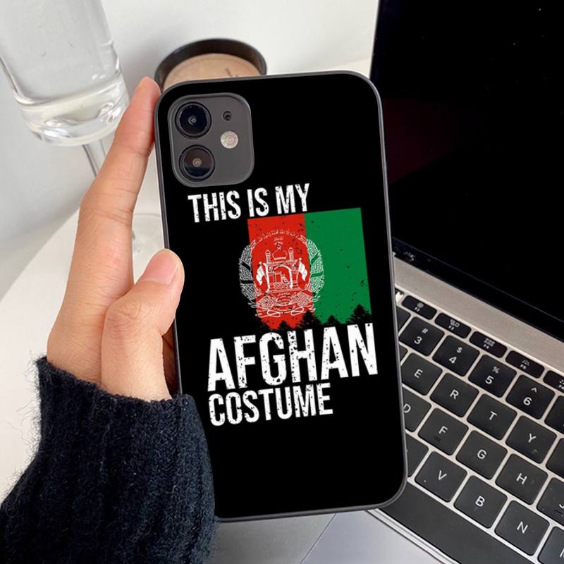 Afghan Afghanistan Flag Phone Case for Iphone 13 8 7 6S Plus X 5S SE 2020 XR 11 12 Mini Pro XS MAX