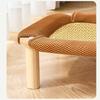 Universal A Cooling Mat-Style Military Bed for Cats,Cat Scratching Board Protect Furniture Vine Woven Cat Bed, Durable Pet Bed