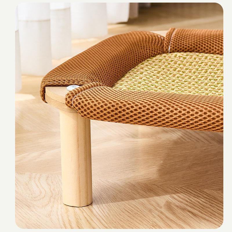 Universal A Cooling Mat-Style Military Bed for Cats,Cat Scratching Board Protect Furniture Vine Woven Cat Bed, Durable Pet Bed