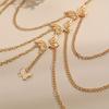 Gold Butterfly Multi-layer Elastic Lace Leg & Body Chain