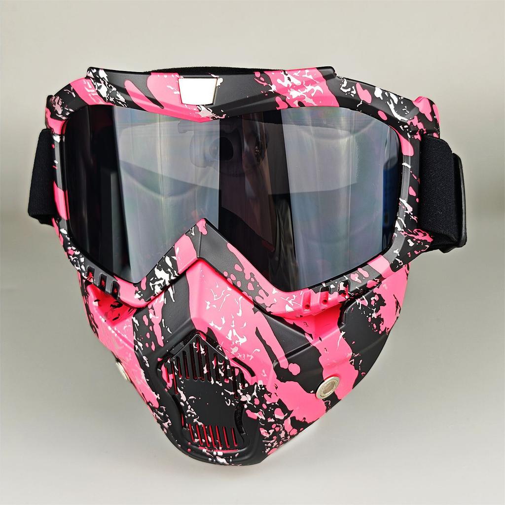 Moto Snow Goggles Mask UV400 Outdoor Riding Men's Windproof Sand Goggles Helmet Mask Mask