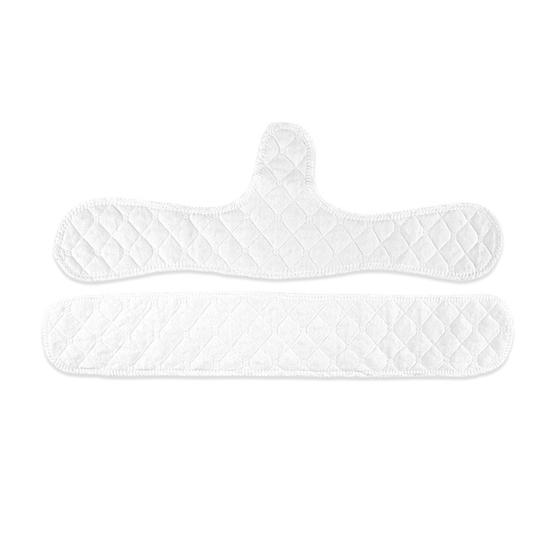5 Pcs Cotton Bra Liners 3 Layer under Breast Sweat Absorber Pads Reusable Washable Bra Liners for Women