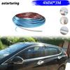 4mm*3m Chrome Moulding U Trim Strip Car Auto Door Trunk Edge Guards Protector
