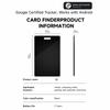 Wireless Charge Wallet Tracker Card IP68 Key Bag Luggage Pet Wallet Anti Loss Device Google Find Hub GPS Locator