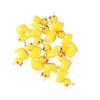 Realistic Animal Cartoon Resin Pendants: Yellow Duck & Turtle for DIY Earrings, Bracelets, Necklaces