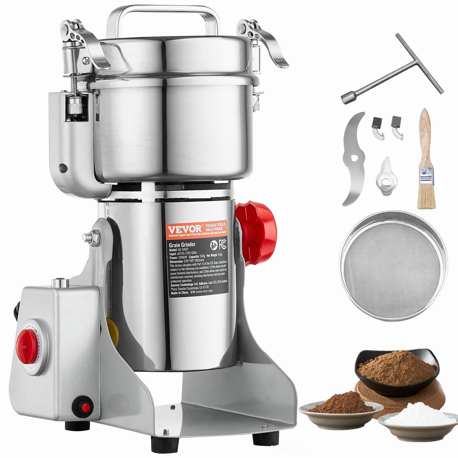 VEVOR 500g Electric Grain Mill Grinder