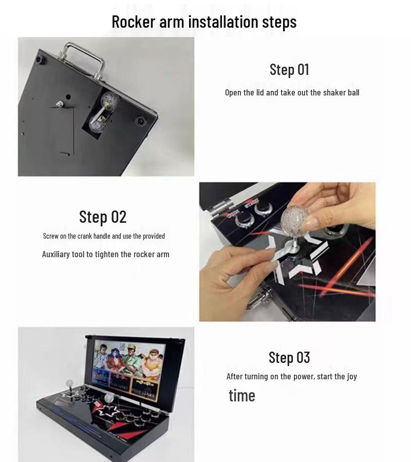 Foldable 17.5/20-inch Double Joystick Retro Arcade Console