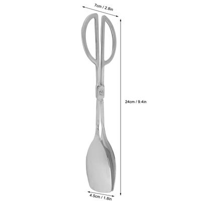 Serving Tongs 201 Stainless Steel Rust Proof Corrosion Proof Comfortable Grip Food Tongs for
